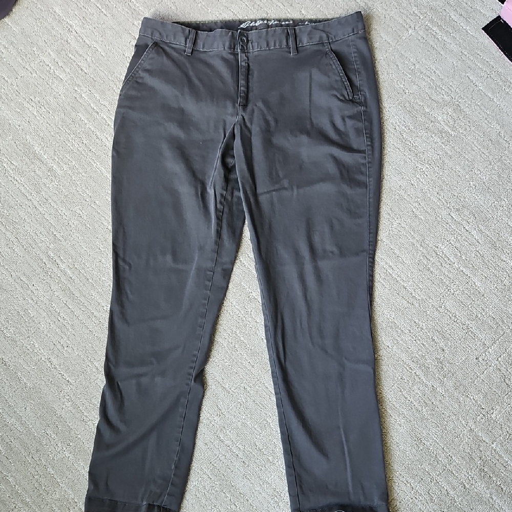 Eddie Bauer Gray Chinos Classic Cotton Blend